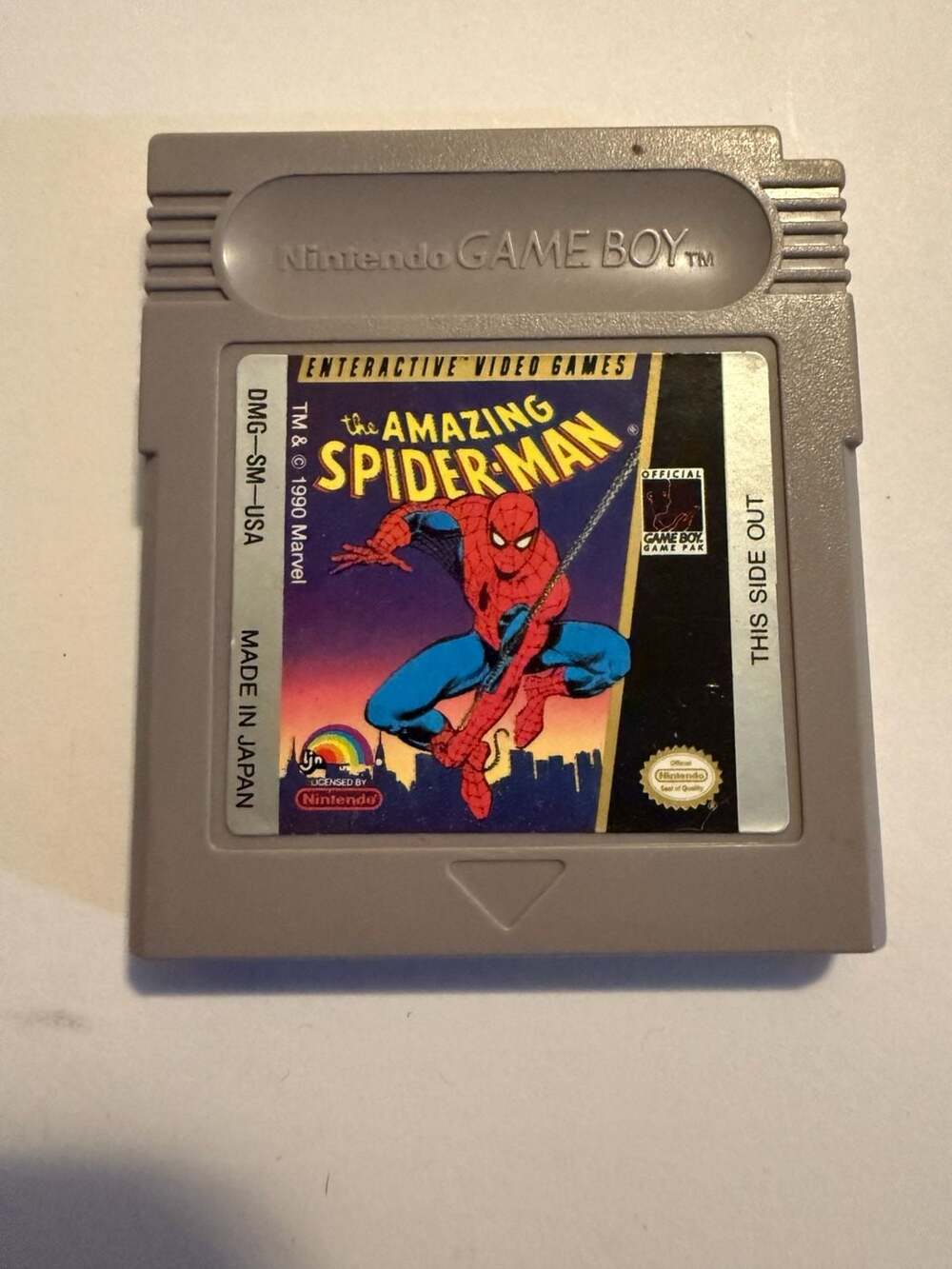 Nintendo The Amazing Spider-Man Game Boy Game Cartridge